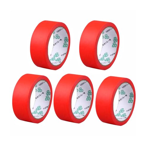 KIXZSAZ 5 uds cinta adhesiva de baja adherencia 5 rollos de cinta de pintura de precisión para artistas cinta de papel de rana cinta adhesiva para pintura DIY, B, 35MM*20M