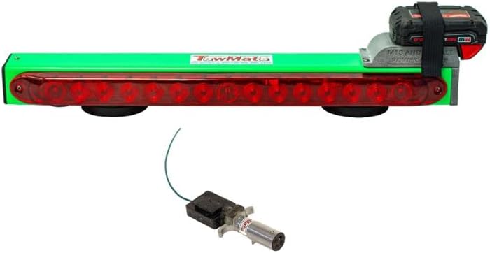 Wow! Towmate TM22MDWG-4 Compatible with Your Milwaukee M18 or MAX20 Battery, 22" Wireless Tow Light for Wrecker, Tow Truck, Towing, Moving, Transport.