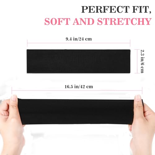 Image of 8 Pack Headbands for Women, Elastic Soft Hair Bands Non Slip Women's Fashion Headbands for Daily Workout Yoga Running