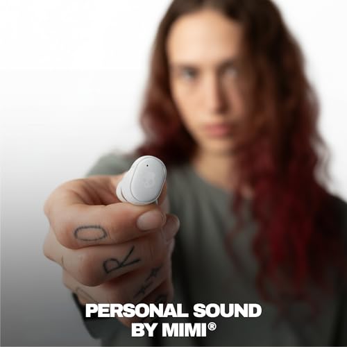 Skullcandy Grind Écouteurs Intra-Auriculaires sans Fil, Autonomie 40 h, Skull-IQ, Compatible Alexa, Microphone, Compatible iPhone + Android + Appareils Bluetooth - Gris/Bleu