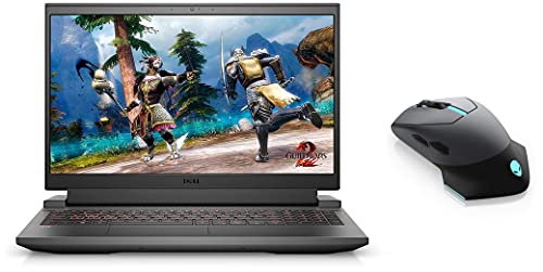 Image of Dell 15 G15 5510 i7 Gaming,16GB, 512GB, Win10+MSO,NVIDIA 4GB,FHD AG 250, Backlit KB Orange+AW 610M Wired /W /L Gaming,1kHz, Rechargeable Lithium Battery,16k DPI,7 programmable Buttons,AlienFX RGB Light