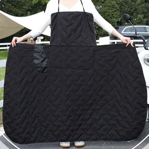 Couvre-jambes chaud pour scooter coupe-vent et imperméable hiver - 2