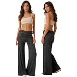 【Pantalon Femme Grande Taille】Gris Jogging Femme Large D'Été Pilates Yoga Pantalons a une coupe ample et large et un tombé doux, créant un look décontracté. Ils conviennent parfaitement aux loisirs, aux voyages tranquilles ou comme vêtements de sport. Ils peuvent être combinés avec une variété de vêtements, tels que : B. Gilets, chemises à manches courtes, chemises à manches longues, vestes, manteaux, bretelles, pulls, sweat-shirts, etc.