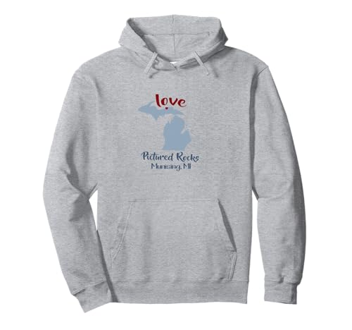 Pictured Rocks Munising Michigan Pullover Hoodie