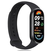 Mi Band 9, Luiminosità 1200 nit, Schermo AMOLED 1.62'', Mi Smart Band 9 con Cornice Metallica,...