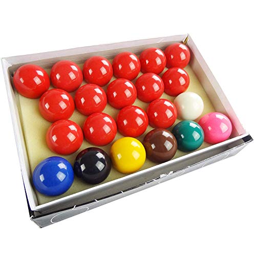 Pool Balls Set 2-1/16" Snooker Balls Complete Set 22 Balls Billiard Game Accessory