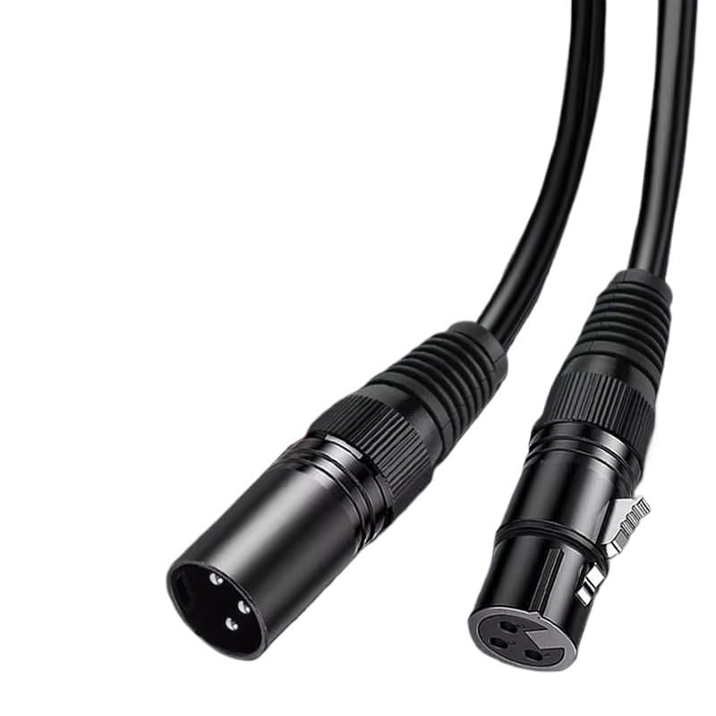 Cavo audio di alta qualità a 3 pin XLR maschio a XLR femmina, cavo di prolunga per microfono (1 pezzo, 20 m)