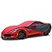 KAKIT 2014-2019 C7 Stingray Waterproof Car Cover, Custom Fit C7 Cover No Faded UV Resistant for Chevy Corvette Stingray Z51 Z06 Outdoor/Indoor (Red & Black Combo)