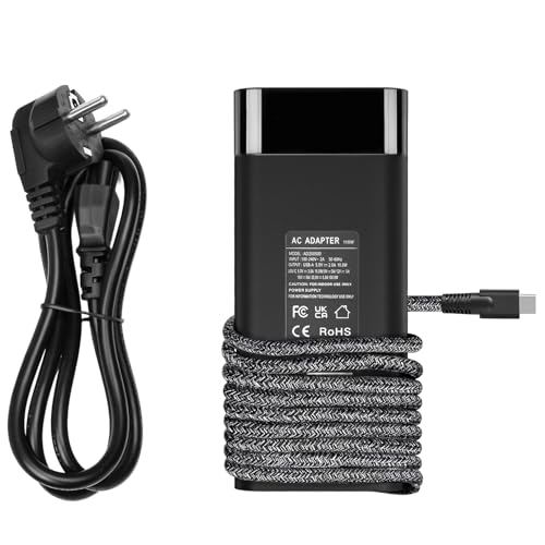 110W 100W USB Tipo C Cargador para HP EliteBook X G1a G1i/X Flip G1i/Ultra G1i/1040 g11/ZBook Ultra G1a 14 HP Next Gen AI PC Alimentación