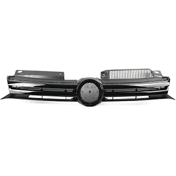 ROBUST CAR PARTS Robust Gloss Black Sport Radiator Grille for VW Golf 6 / Golf 6 GTI Saloon / Variant / Convertible 2008-2013