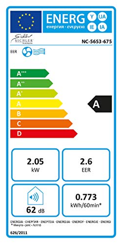 Sichler Haushaltsgeräte Klimagerät: Mobile Monoblock- Klimaanlage mit Entfeuchter, 7.000 BTU/ h, 2.050 Watt (Klimagerät mobil, und Ventilatoren, 7000)-5