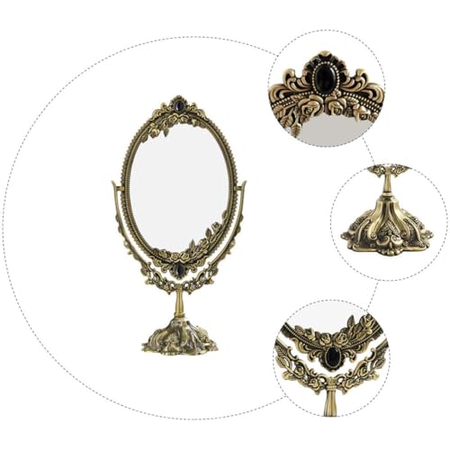 Miroir de maquillage rétro pour un usage domestique élégant