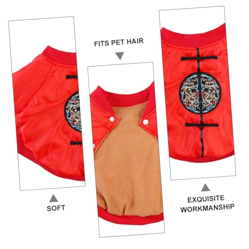 Abrigo cálido para perros ORFOFE XL estilo chino grueso miniatura 4