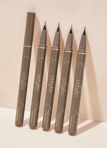 Brown Liquid Eyeliner Set Waterproof Long-Lasting Quickly Dry Eye Liners Colorstay Eyeliner Pen Thin Tip Silky Smooth Sweatproof (4Packs) - Image 7