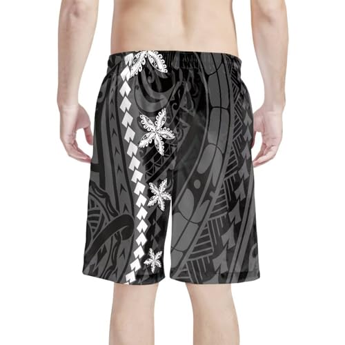 Mens Tonga Samoan Hawaiian Polynesian Swim Trunks Beachwear Sports Running Swim Board Shorts Quick Dry2
