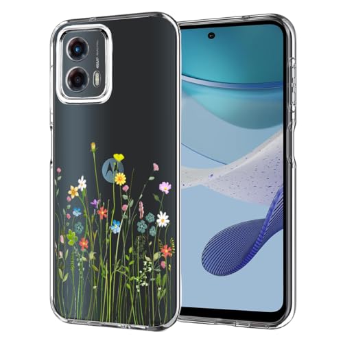 Unov Case for Moto G 5G 2023, Flower Bouquet