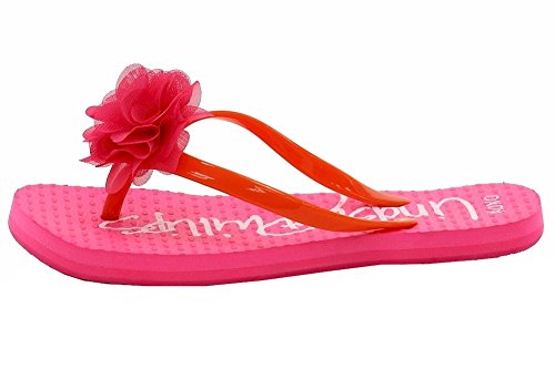 Lindsay Phillips Girls Madeline Pink Interchangeable Flip Flop Size 133