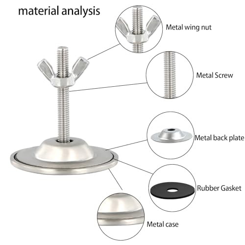 5cm Sinken Loch Abdeckung, Edelstahl Wasserhahn Lochabdeckung, Waschbeckenabdeckung, Pülbecken Abdeckung, Spülbecken Abdeckung Gute Abdichtung für Spülbecken in Küche und Bad (Schwarz)