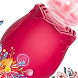 Rose Adult Tool for Women Tongue,Rose Vibratoar 2025 Upgrade 10 Modes Suction Rose Viboatorr for Women Today Adult Automatic Electric Machine for Date Night v-02
