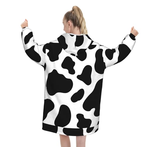 Sweat à capuche couverture léopard pour vos soirées cocooning - 3