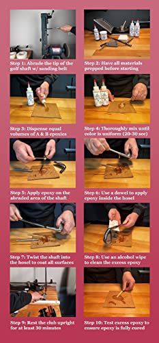 Brampton Technology, Ltd. Brampton Pro-Fix Quick Cure Golf Epoxy - 30 Minute Golf Club Repair - Golf Epoxy For All Golf Shafts, Golf Heads, Drivers thumb #6