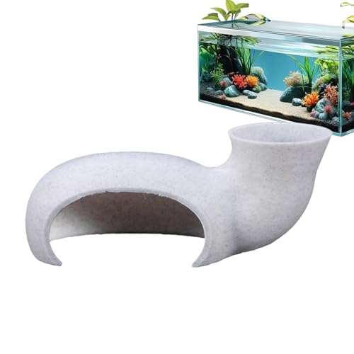 Poludatly Fish Tank Caves, Fish Tunnel For Aquarium, Aquarium Underground Tunnel, Fish Tank Toys Ornament, Corner Aquarium Cave, Shrimp Tank Accessories, Aquarium Decor