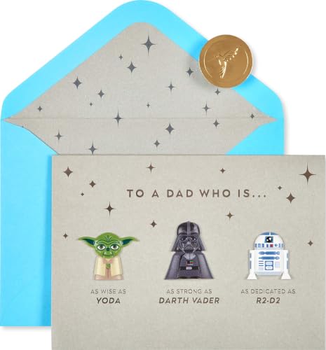 Papyrus Star Wars Fathers Day Card (Best Dad In The Galaxy)