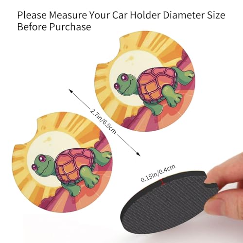 Portavasos para auto universal 2 piezas negro miniatura 2