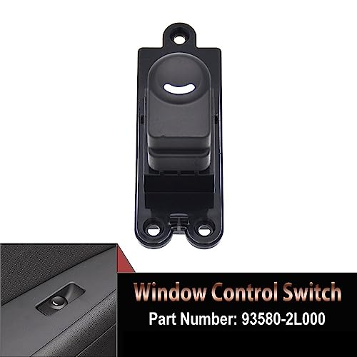 Bouton leve vitre pour Hyundai I30 commande electrique arriere de 2008 a 2011 OEM 935802L010 - 2