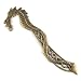 Charms Dragon Plated Antique Bronze Bookmarks For Beading(4pcs)