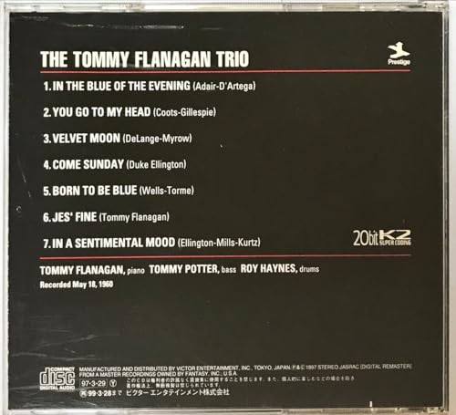 TOMMY FLANAGAN TRIO THE TOMMY FLANAGAN TRIO - The Tommy Flanagan Trio - CD