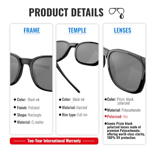 Image of Oakley OJECTOR OO9018 Rectangle Shape Sunglasses With Official Eyewear Kit