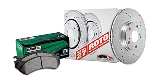 Image of Hawk Performance HK5317.393Y Brake Rotor with LTS Pad Kit