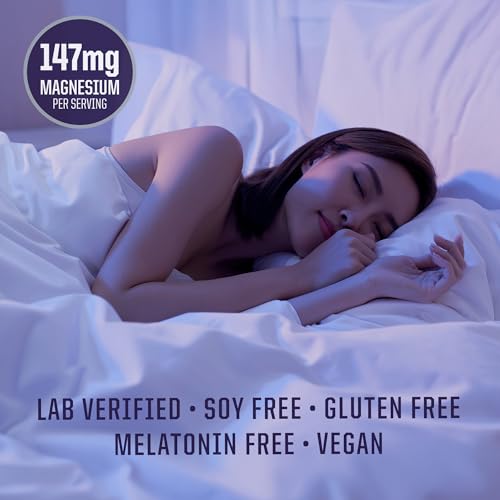 Magnesium Supplement L-Theanine Capsules Mood, Sleep & Stress Support with Magnesium Bisglycinate, L-Theanine & GABA Promotes Relaxation, Sleep Quality & Mental Clarity Vegan & Non-Drowsy 90 Capsules - Image 5