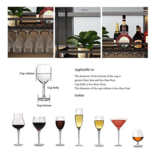 Casier à vin suspendu pour libérer l'espace des petits comptoirs - 8