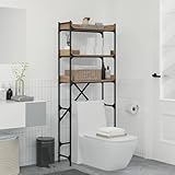 Gecheer Waschmaschinenregal, modernes Regal mit Stauraum 67 x 25 x 163 cm Holzwerkstoff für Waschküche883551