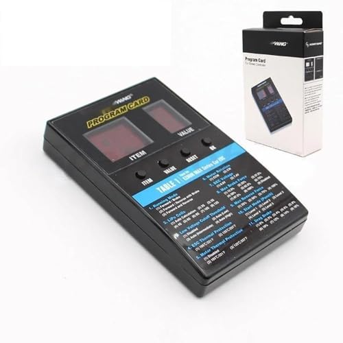 SPARKHOBBY LED-Programmkartenbox passend für Platinum V1 / V2 / FlyFun V5 / Skywalker V2 Serie Brushless ESC Aircraft Car (2PCS Programmkarte)