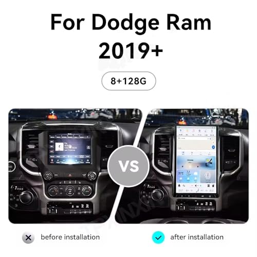 Radio para camioneta Ram 1500/2500/3500 14.4" Android 13 miniatura 2