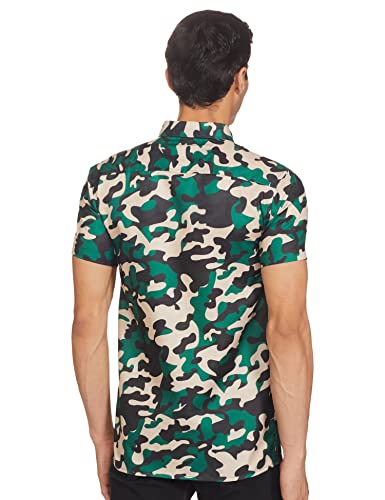 Image of TLF Men's Printed Premium Cotton Regular Fit Shirt