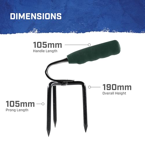 Cultivador Mini de 3 Púas Faithfull para Jardín miniatura 3