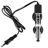 TIHOOK 50W/25W Aquarium Heizung, Aquarium Regelheizer Heizstab, 26℃78, 8℉ Heizstab Aquarium, Thermostat Aquarienheizer, Aquarium Heizung, Heizstab für Aquarium Fischtanks (25W)