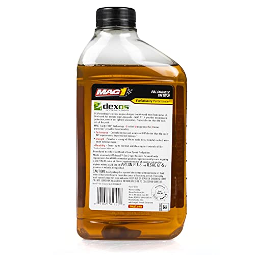 Mag 1 61790 Full Synthetic SAE 5W-30 Motor Oil - 1 Quart