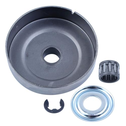 Pignon de tambour d'embrayage droit 3/8"-6T pour tronçonneuses MS171, MS181 et M11, avec roulement à aiguilles, rondelle, E-clip