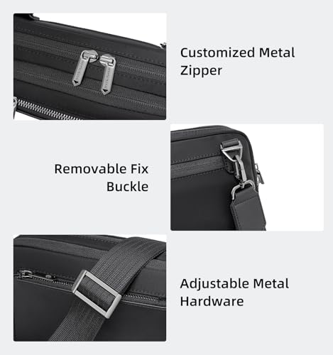 Image of Arctic Hunter 3 in 1 Crossbody Sling Bag for Men, Compact Lightweight Chest & Hand Travel Bag, Water-Repellent Polyester Small Wallet with Metal Zipper for Daily Commute