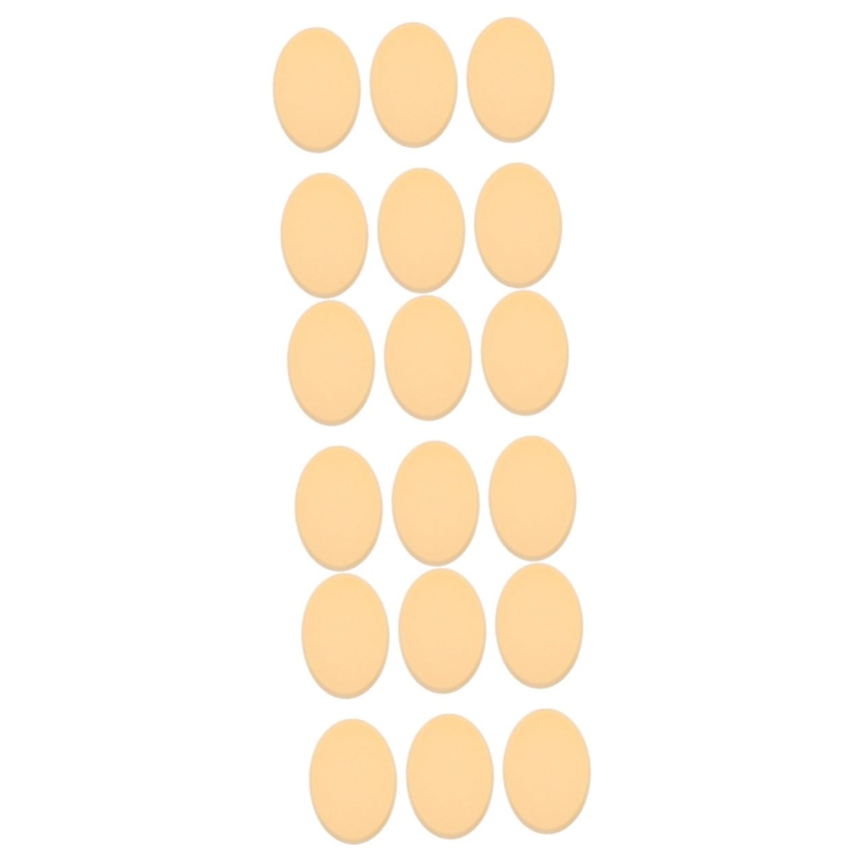 NULYLU 3sets Cleansing Sponge Makeup Powder Loose Powder Puff Makeup for Blending 6pcs*3