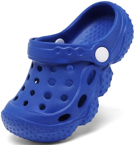 Image of ChayChax Kid's Garden Clogs Cute Slides Sandals Toddlers Beach Pool Shower Shoes with Non-Slip Sole