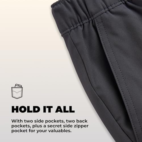 Image of Chubbies Everywear Men's Shorts - Mens Shorts Casual 6in Inseam, Elastic Waist, Water-Resistant, Zipper Pocket