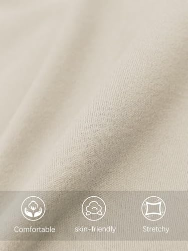 DOLNINE Plus Size Tunic Tops for Women Fall Cute V Neck Long Sleeve Sweatshirts 2025 Winter Chic Pullover Outfits Khaki 4X