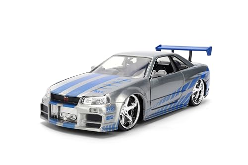 Jada Toys Coche Die-cast 1:24 Nissan Skyline GT-R 2002 miniatura 7