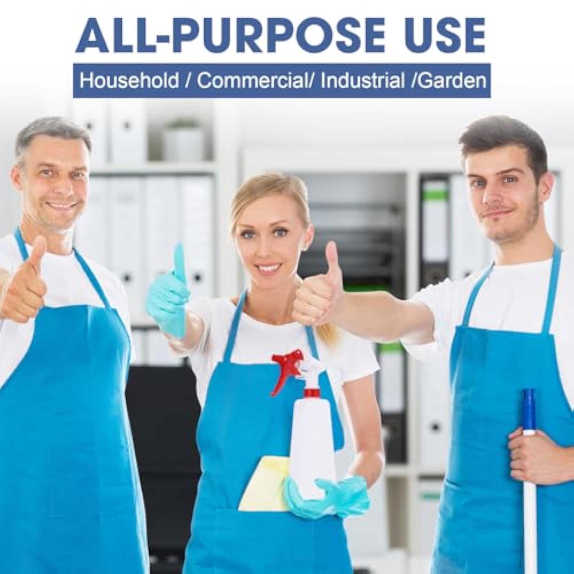 20 Pack 16 Oz Empty Spray Bottles, Adjustable Nozzle
